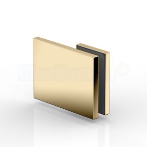 Pauli+Sohn Flamea+ 8193ZNPVD20 doucheklem wand-glas 180º, glanzend goud