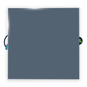 AGC Lacobel-T 6 mm Zen Grey (6005), gehard gelakt glas