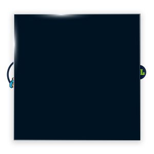 AGC Lacobel SAFE  Classic Black gelakt glas