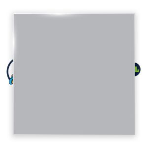 AGC Lacobel SAFE  Metal Grey 9006 gelakt glas