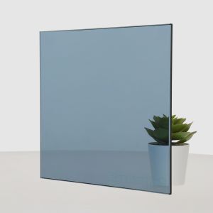 Blauw getint glas 6 mm