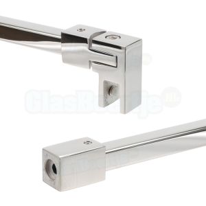 Bohle BO5420241 stabilisatiestang douchewand (RVS gepolijst) - Aanzicht