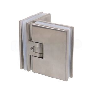 Synera douchescharnier 3060 (glas-glas) 90°, RVS geborsteld