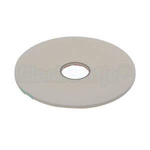 Coroplast beglazingsband 9x3 mm, wit, rol 25 meter