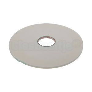 Coroplast beglazingsband 9x4 mm, wit, rol 20 meter