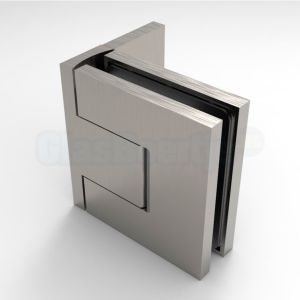 CRL Bellagio douchescharnier BEL344BN (wand-glas), RVS effect
