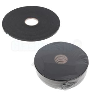 Glasband 9x4 mm, grijs