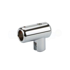 CBM RVS wand/plafond montageblokje voor stabilisatiestang 20x20 mm, gepolijst RVS (3050.3B)