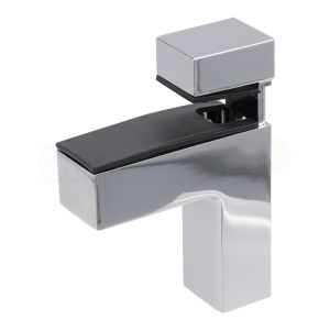 Glasplaatdrager verstelbaar (groot), chroom