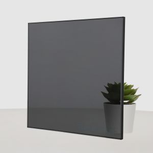 Installatie hardglas grijs glas 10 mm