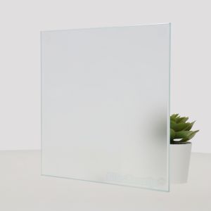 Installatie hardglas satijnglas 6 mm