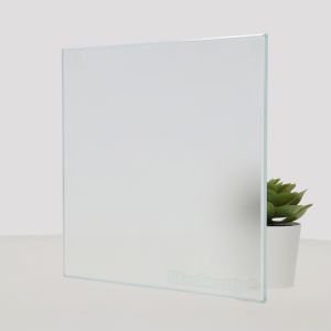 Installatie hardglas satijnglas 8 mm