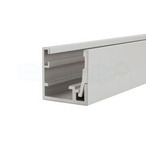 Klikprofiel 70KLIK, 25x25x25 mm, mat wit RAL9010 (6 meter)