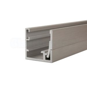 Klikprofiel 70KLIK, 25x25x25 mm, RVS effect (6 meter)