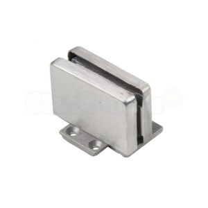 Muurbevestigingsklem 19090, 50x32 mm, geborsteld RVS (304)