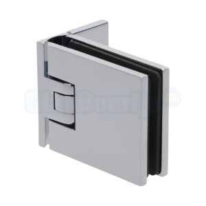 Pauli+Sohn Flamea 8180ZN5 douchedeurscharnier met enkelvoudige montageplaat, chroom - aanzicht
