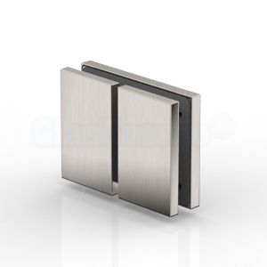 Pauli+Sohn Flamea + 8191ZNPVD22 doucheklem glas-glas 180º, RVS effect