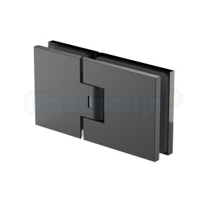 Flamea+ saunascharnier 8132SN (glas-glas) 180°, matzwart