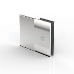 Pauli+Sohn Pontere 8428MS7 doucheklem wand-glas 180º, chroom