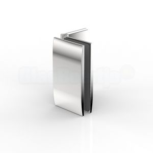 Pauli+Sohn Pontere 8430MS7 doucheklem wand-glas 60º - 100º, chroom