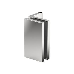 Pontere+ 8316 douche glasklem 90º (wand-glas) - chroom