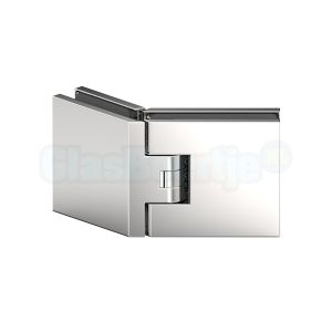 Pauli+Sohn Flamea+ douchescharnier 8131 (glas-glas) 135°, chroom