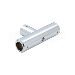 CBM RVS wand/plafond montageblokje voor stabilisatiestang 20x20 mm, gepolijst RVS (3050.3B)