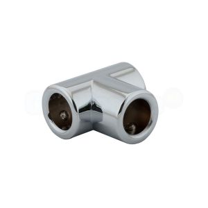 CBM RVS wand/plafond montageblokje voor stabilisatiestang 20x20 mm, gepolijst RVS (3050.3B)