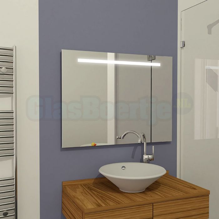 LED bathroom mirror 140 x cm, without frame