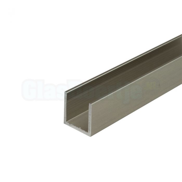 zand Raak verstrikt Montgomery Aluminium u-profiel 20x20x20 mm, RVS-effect