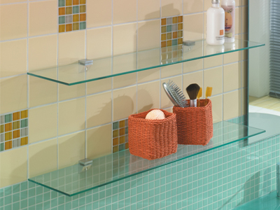 Glass shelf