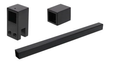 Matt black stainless steel