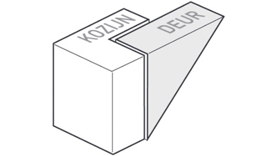 Single acting door